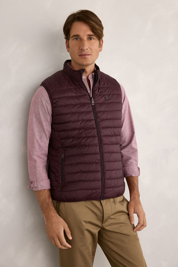 Milano Colete Reversível Bordeaux