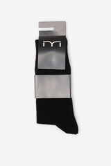 Milano Calcetines b&aacute;sicos milano Negro