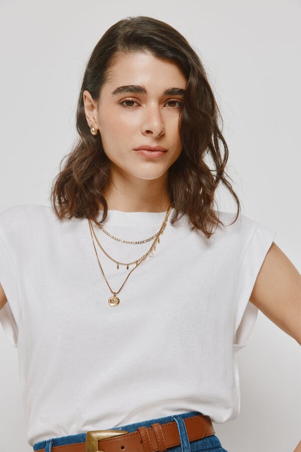 Milano T-shirt de manga curta Branco