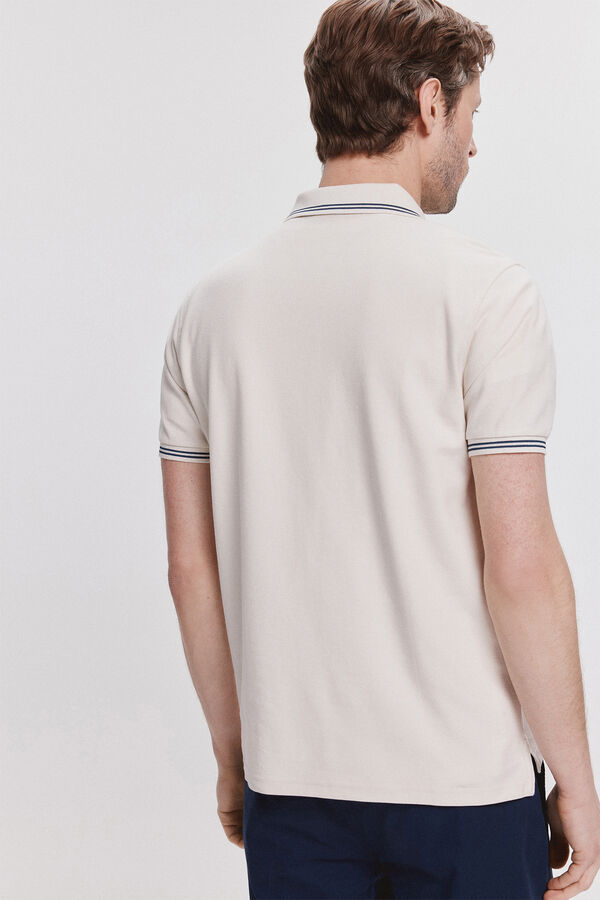 Pedro del Hierro Polo Tips Pedro Del Hierro C&aacute;qui escuro