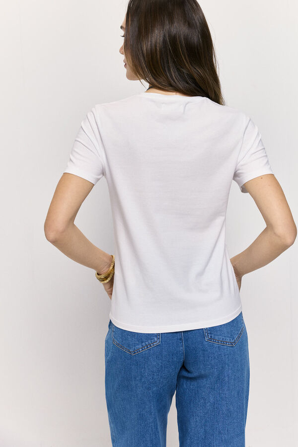 Milano T-shirt manga curta Branco