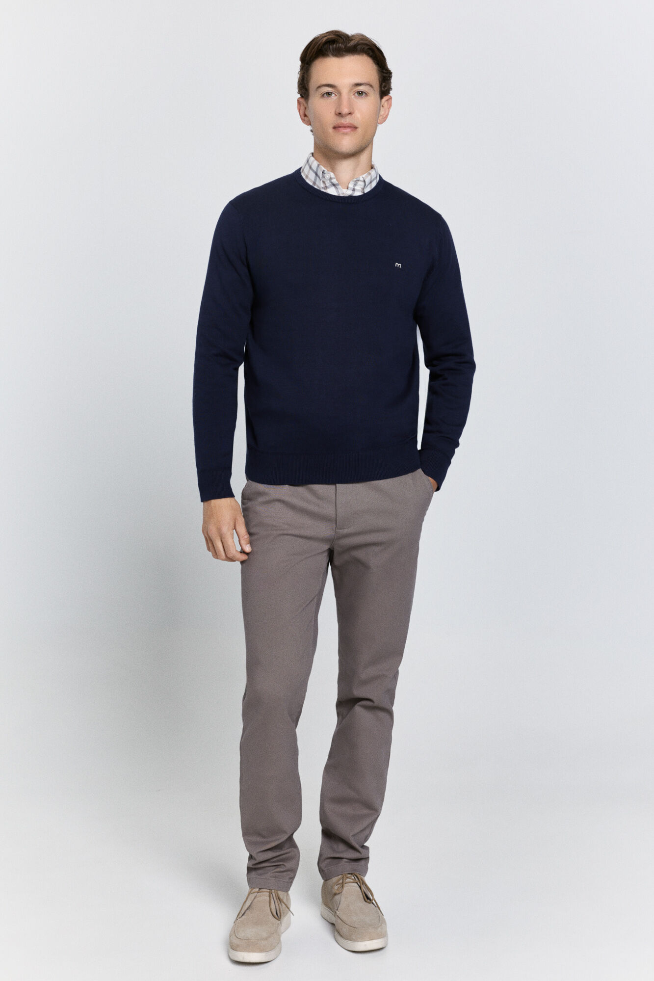 Milano Jersey b&aacute;sico cuello caja