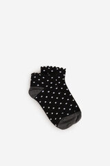 Fifty Outlet Calcetines cortos rizo Negro