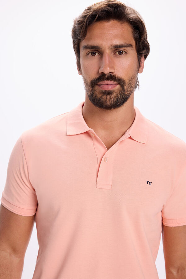 Milano Polo Básico Piqué Coral