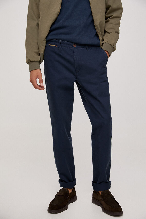 Fifty Outlet Pantalón Chino Comfort Navy