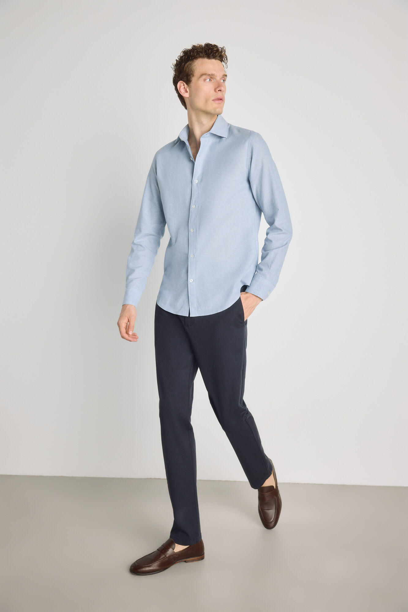 Pedro del Hierro Camisa lisa manga larga