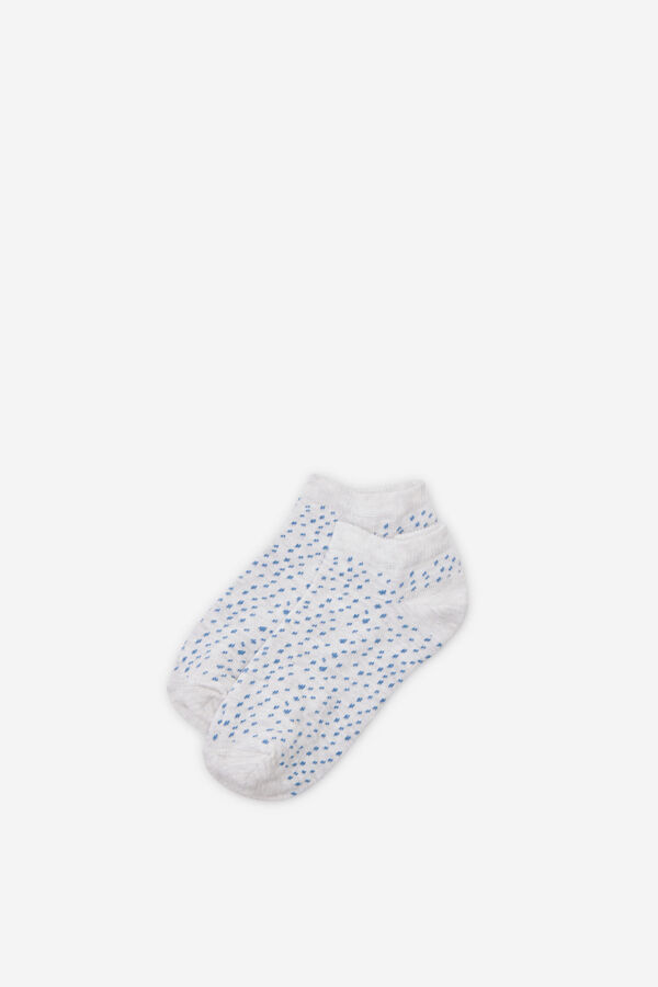 Milano Calcetines dibujo Gris Claro