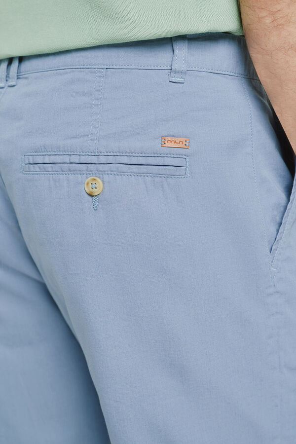 Milano Bermuda lisa Azul