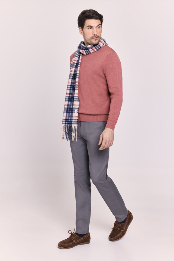 Milano Jersey cuello caja Vino