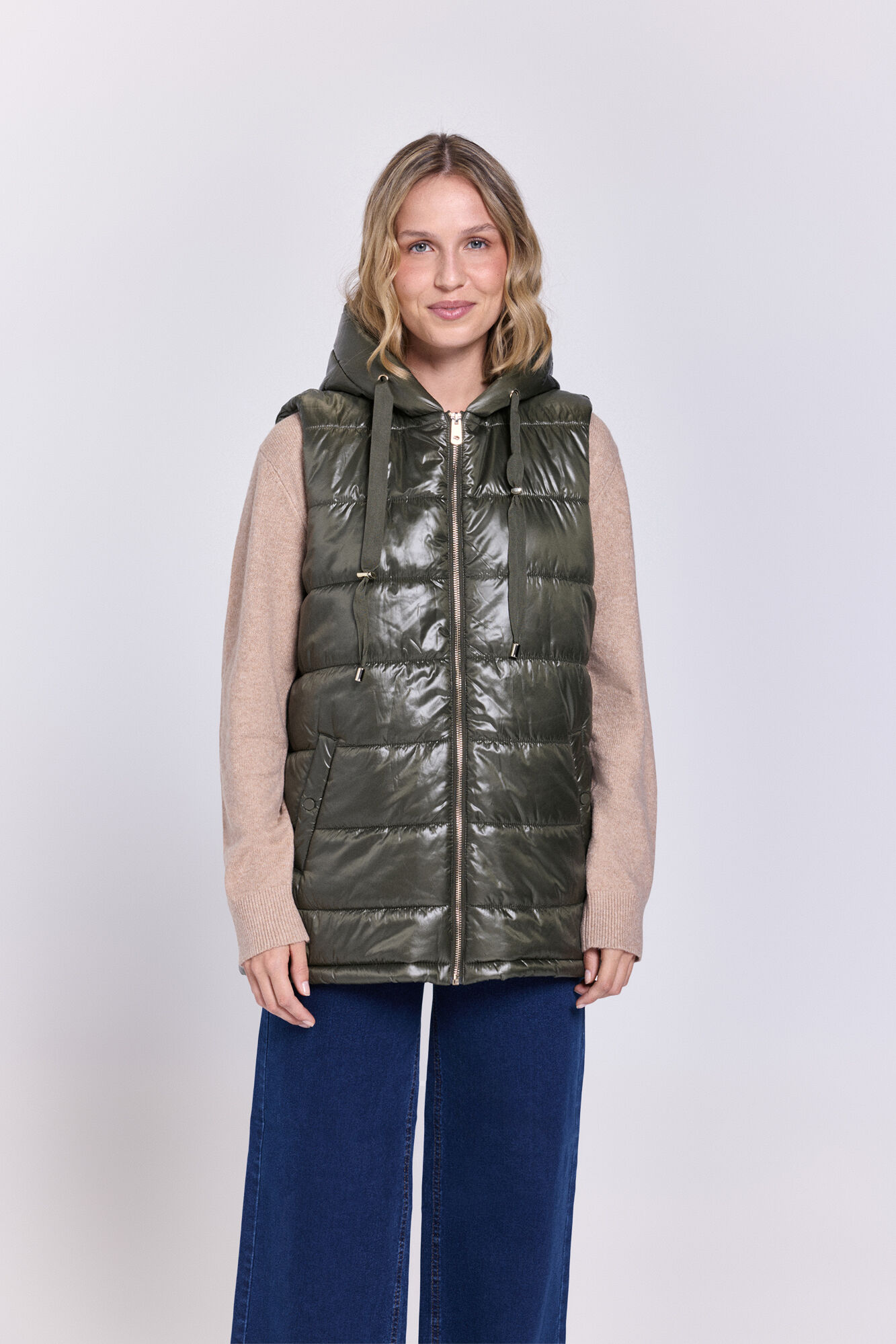 Milano Chaleco acolchado capucha