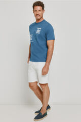 Pedro del Hierro Bermuda lisa Blanco