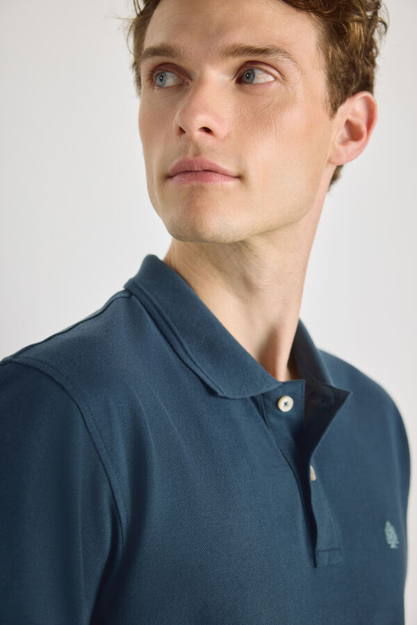 Springfield Polo de manga curta Azul