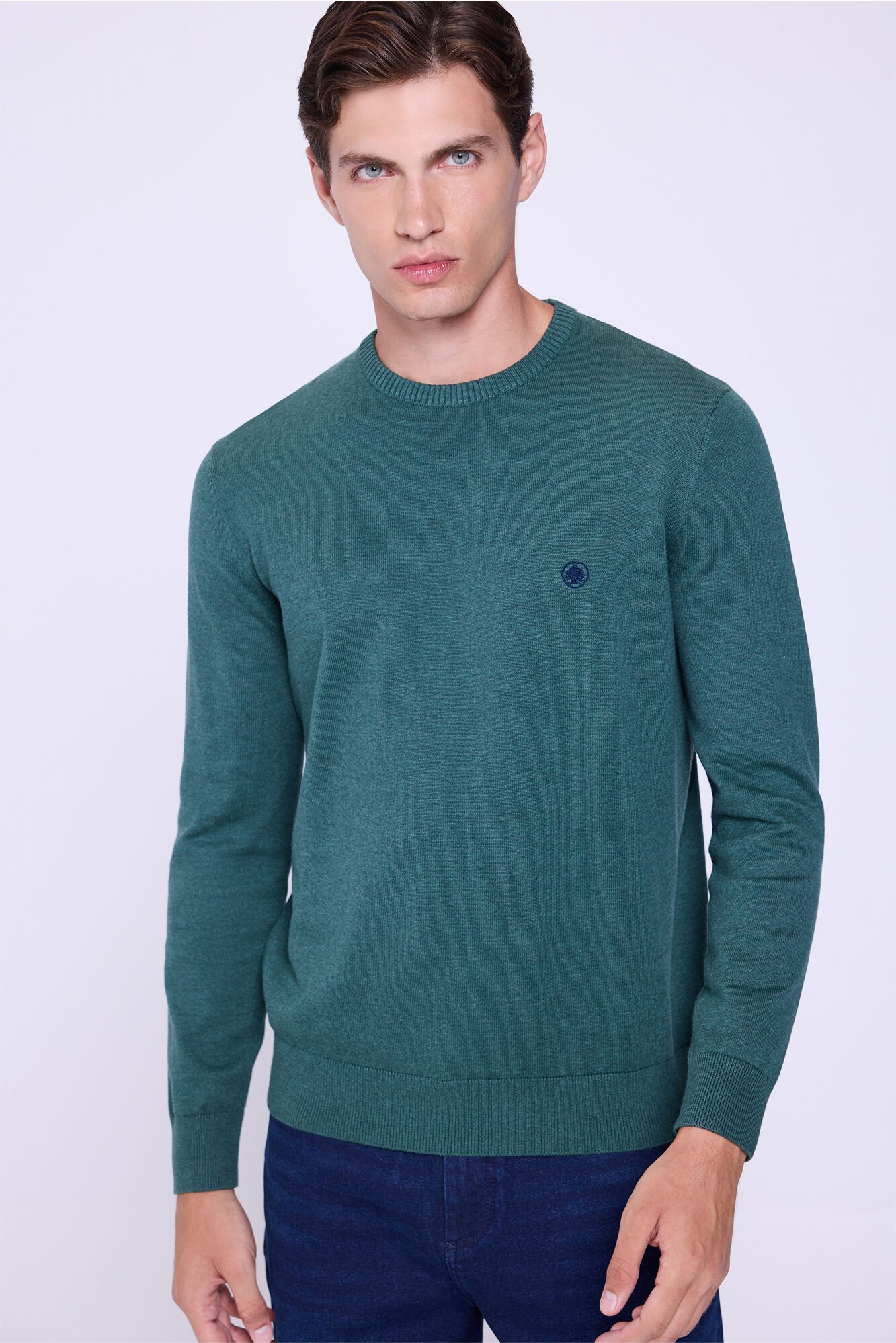 Springfield Camisola b&aacute;sico de gola redonda