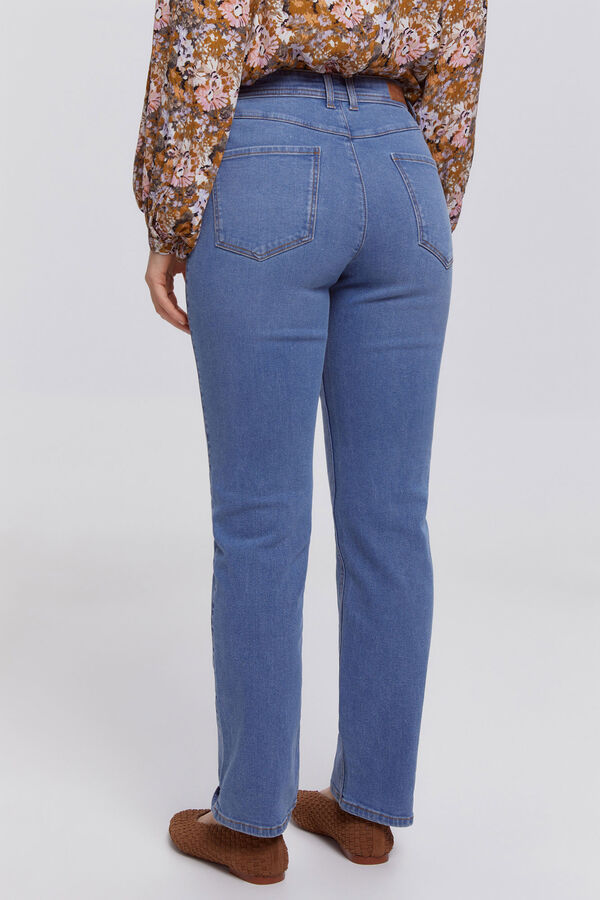 Milano Cal&ccedil;as denim regular Azul