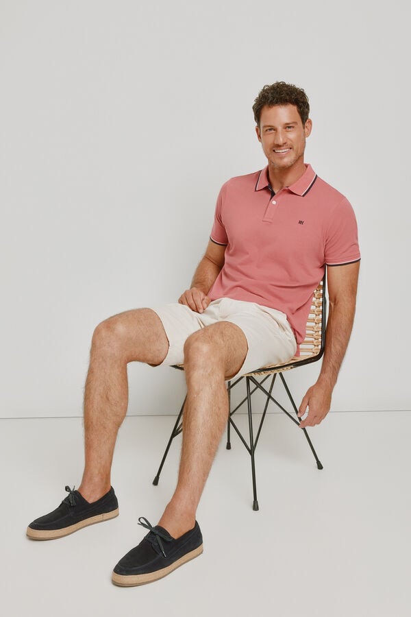 Pedro del Hierro Polo de manga curta Vinho