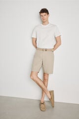 Milano Bermuda lisa Camel