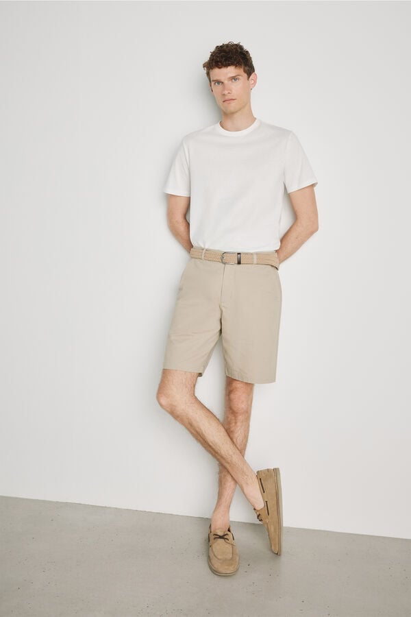 Milano Bermuda lisa Camel