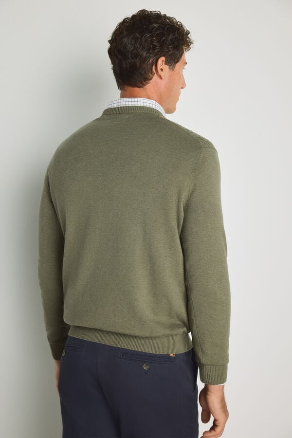 Milano Jersey cuello caja Gris