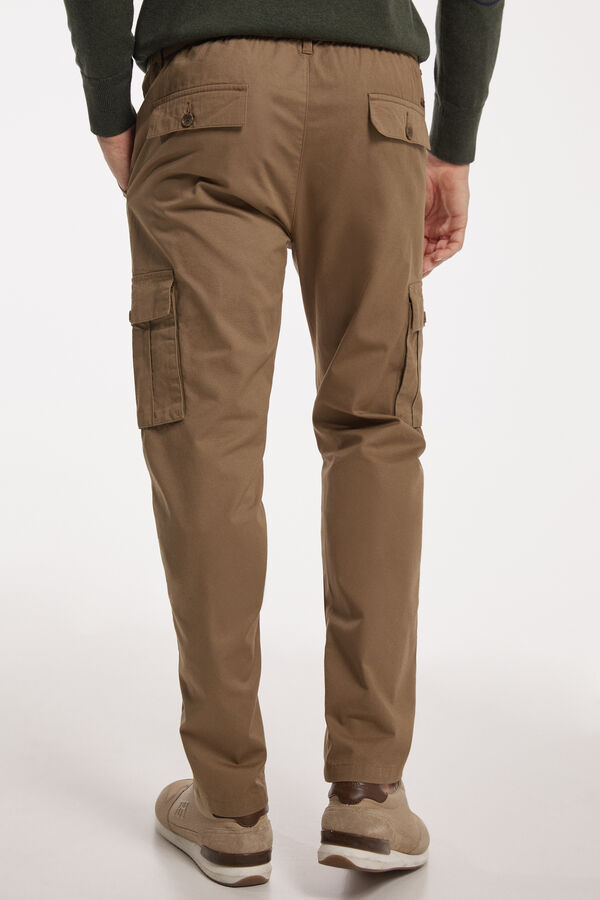 Fifty Outlet Pantalones cargo Beige