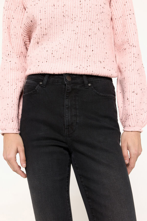 Milano Pantal&oacute;n denim flare Negro