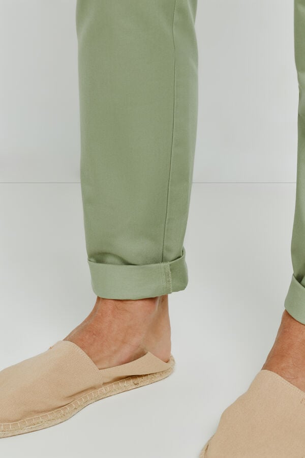 Milano Cal&ccedil;as chino tapered C&aacute;qui