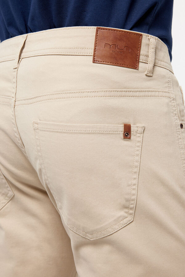 milano 5 Bolsillos Fino Beige