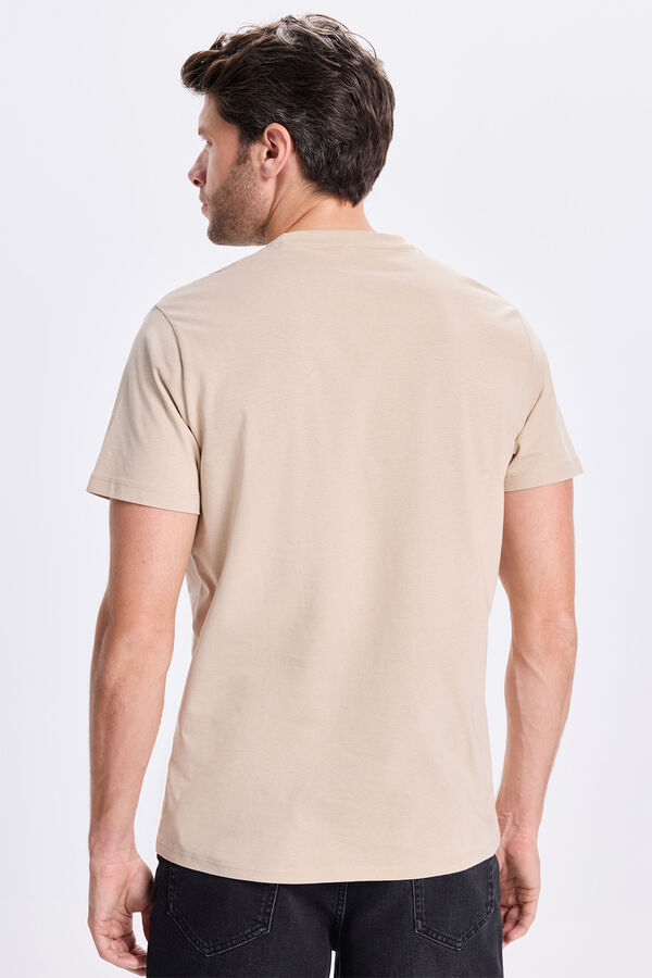 Springfield Camiseta Básica Springfield Bege