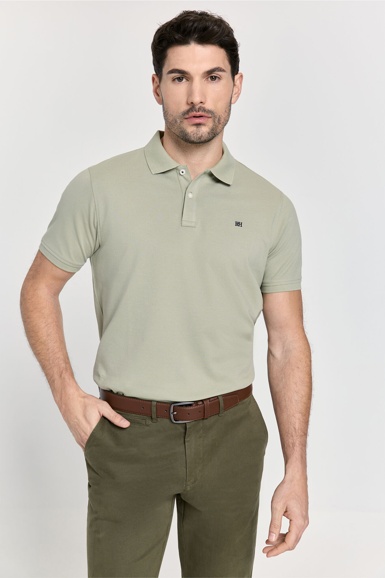 Pedro del Hierro Polo manga corta 