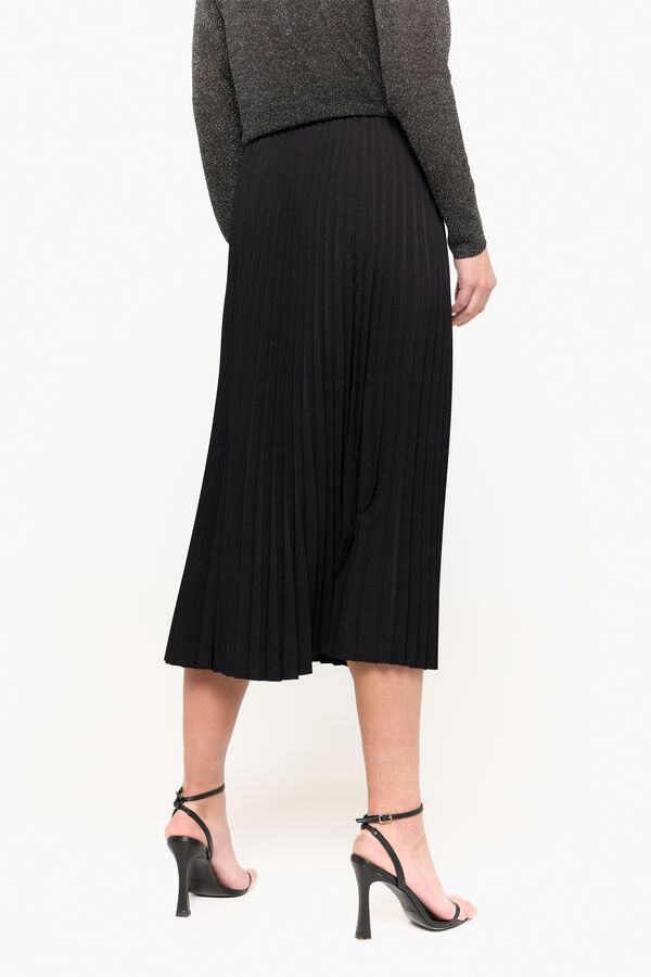 Milano Falda midi de tablas Negro