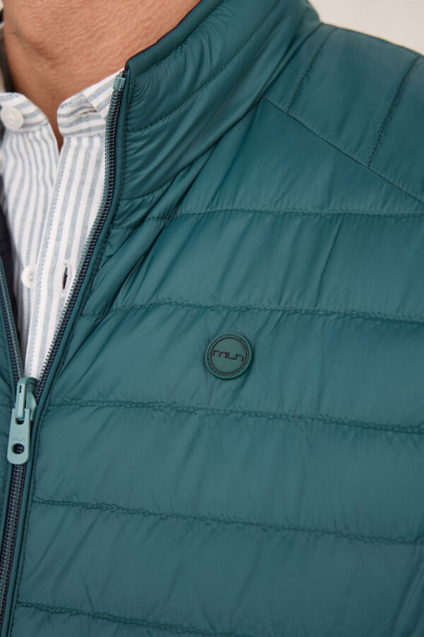 Milano Chaleco Reversible Azul turquesa