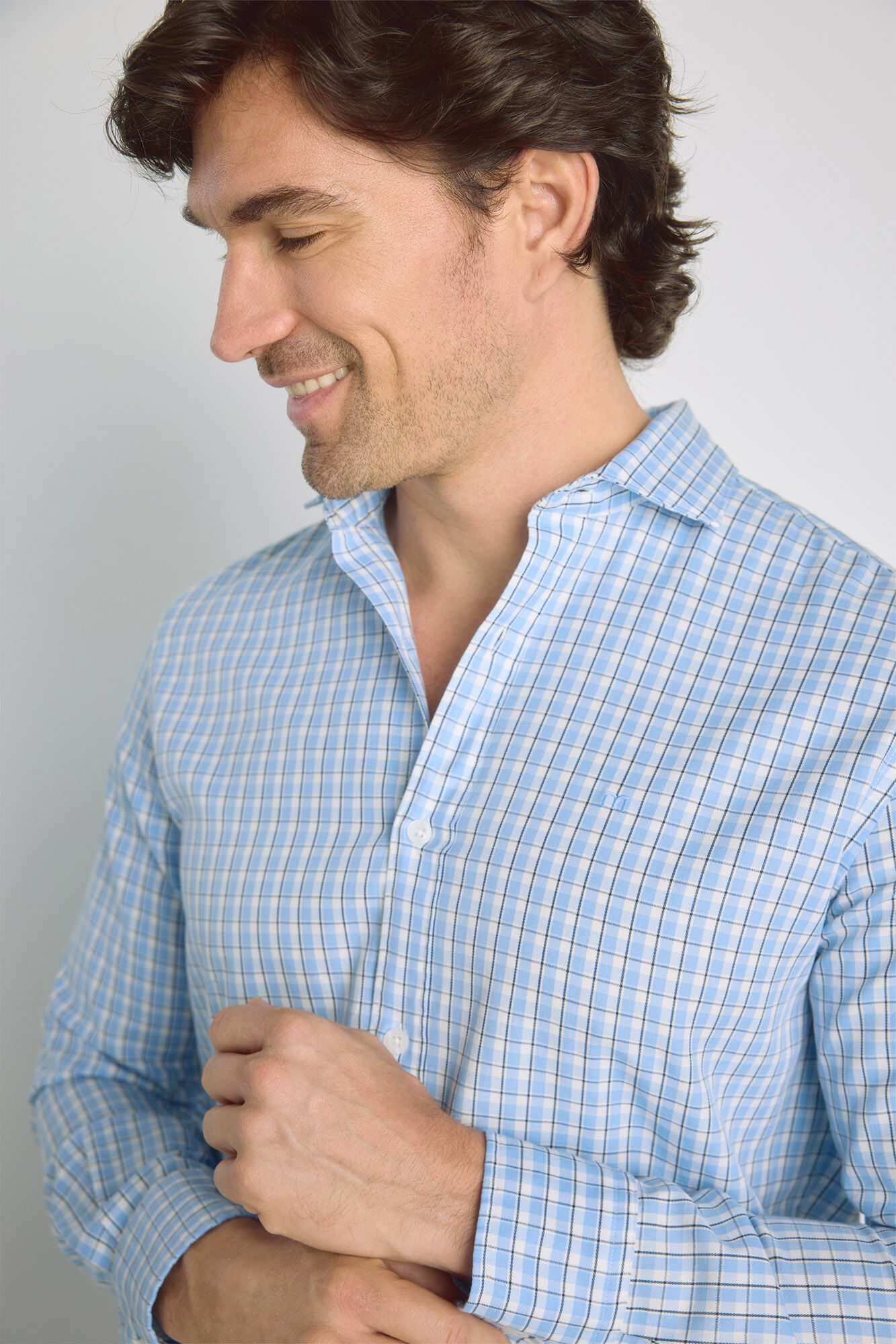 Milano Camisa cuadros manga larga