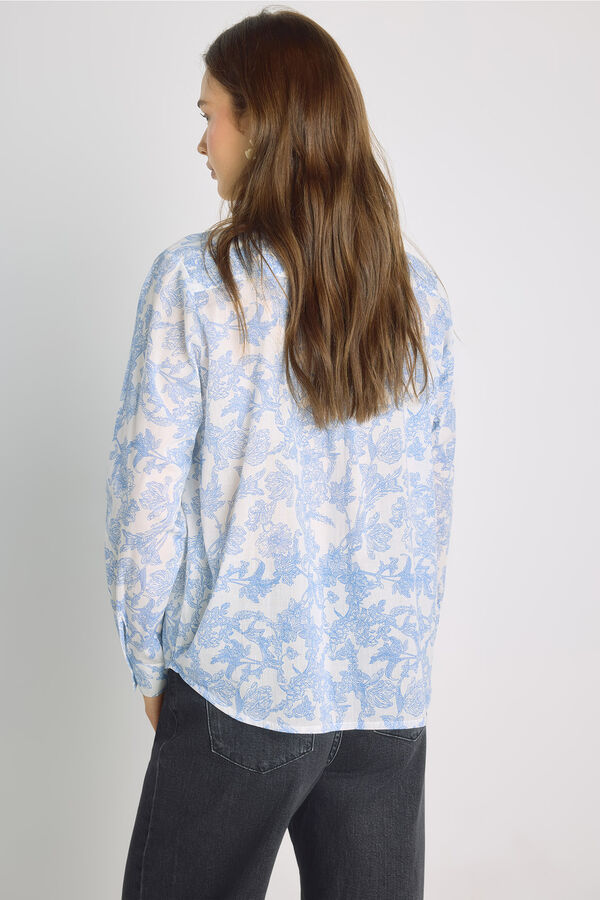 Milano Camisa estampada Azul