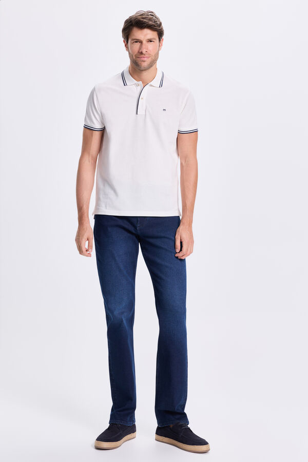 Milano Polo Tips Branco