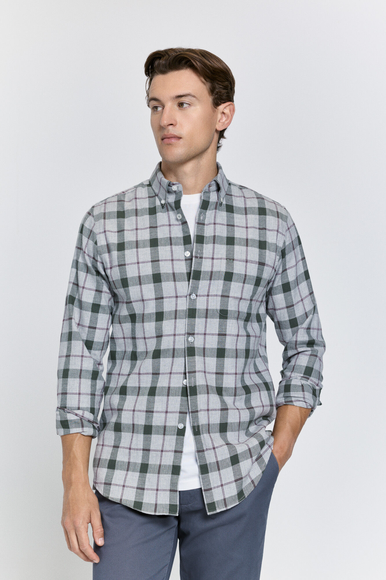 Milano Camisa cuadros relaxed fit