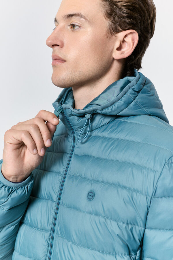 Milano Casaco com capuz Azul