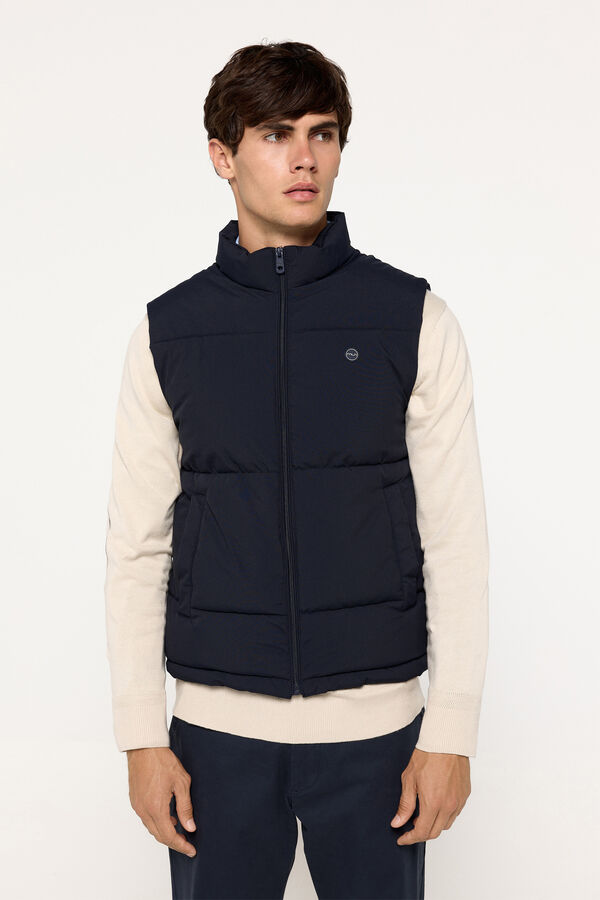 Milano Colete Acolchoado Azul