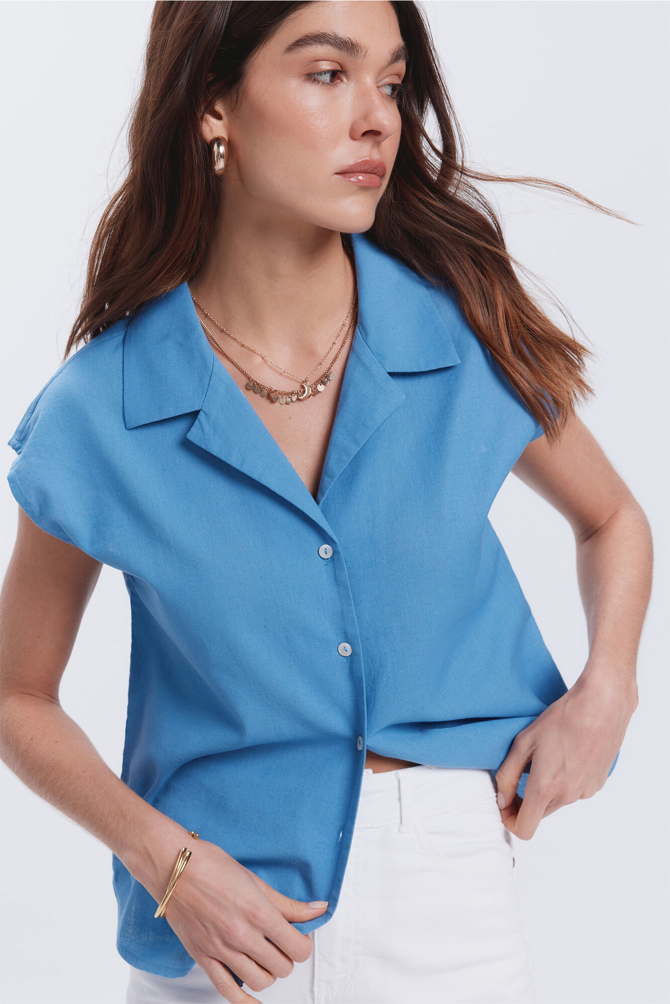 Milano Blusa escote resort