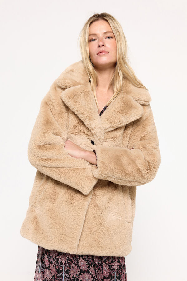 Milano Sobretudo efeito pelo Bege