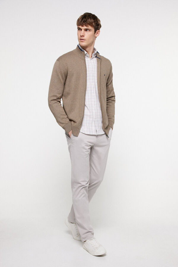 Fifty Outlet Chino Regular Liso Beige