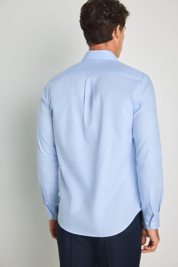 Milano Camisa de manga comprida Azul claro