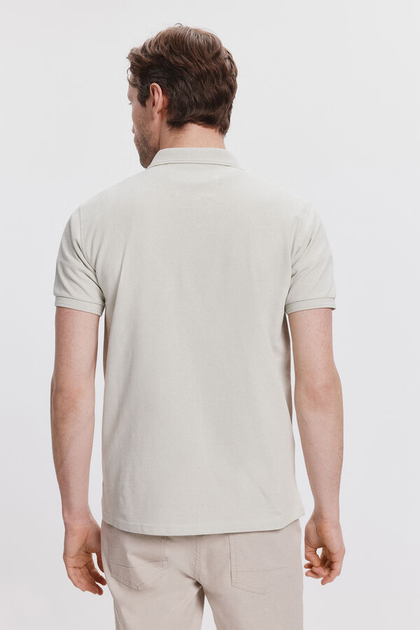 Milano Polo B&aacute;sico Milano Kaki Claro