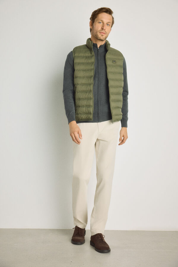 Pedro del Hierro Chaleco acolchado ultralight Kaki