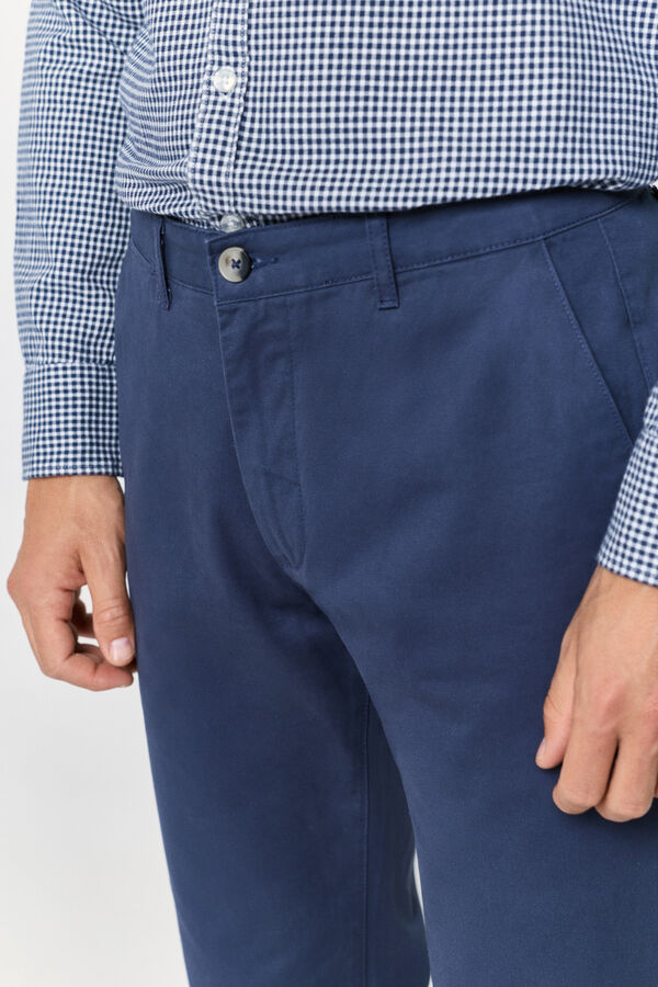 Milano Pantalón chino regular fit Navy
