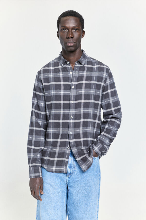 Springfield Camisa cuadros relaxed fit Marengo