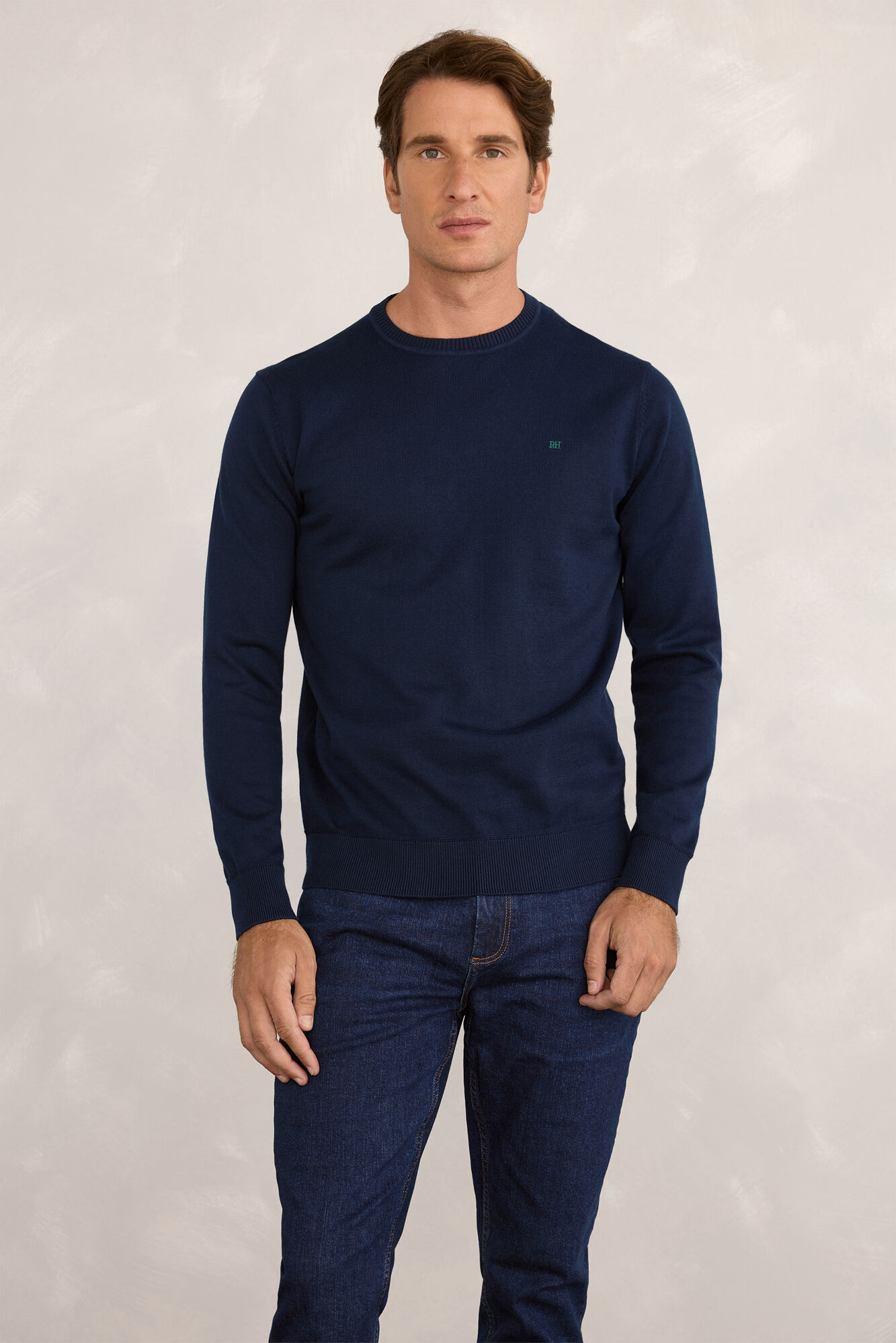 Pedro del Hierro Camisola b&aacute;sico redondo