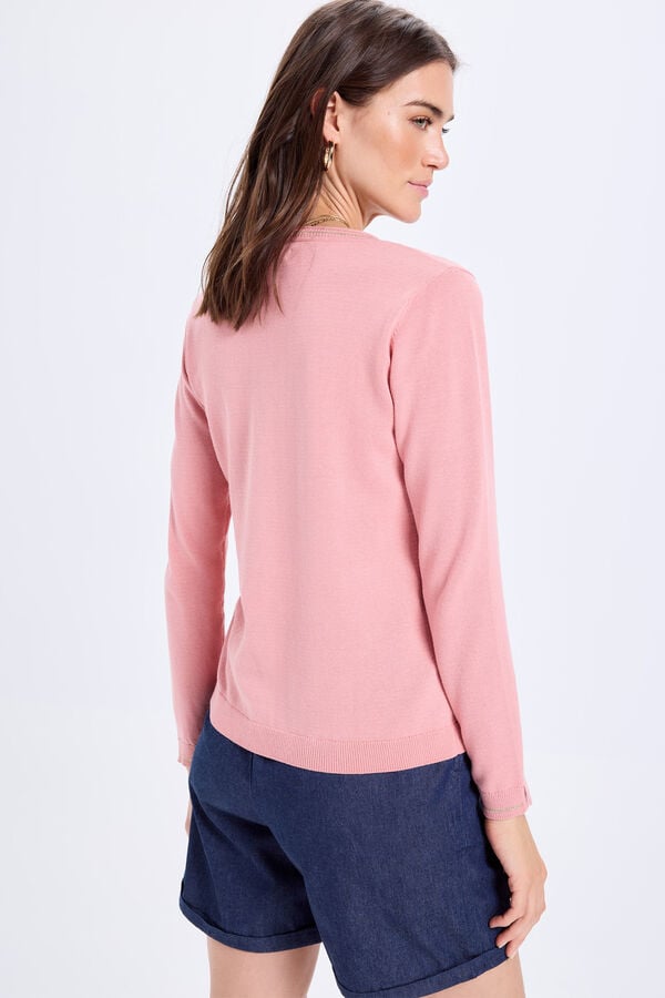 Milano Jersey algodón detalle lurex Rosa