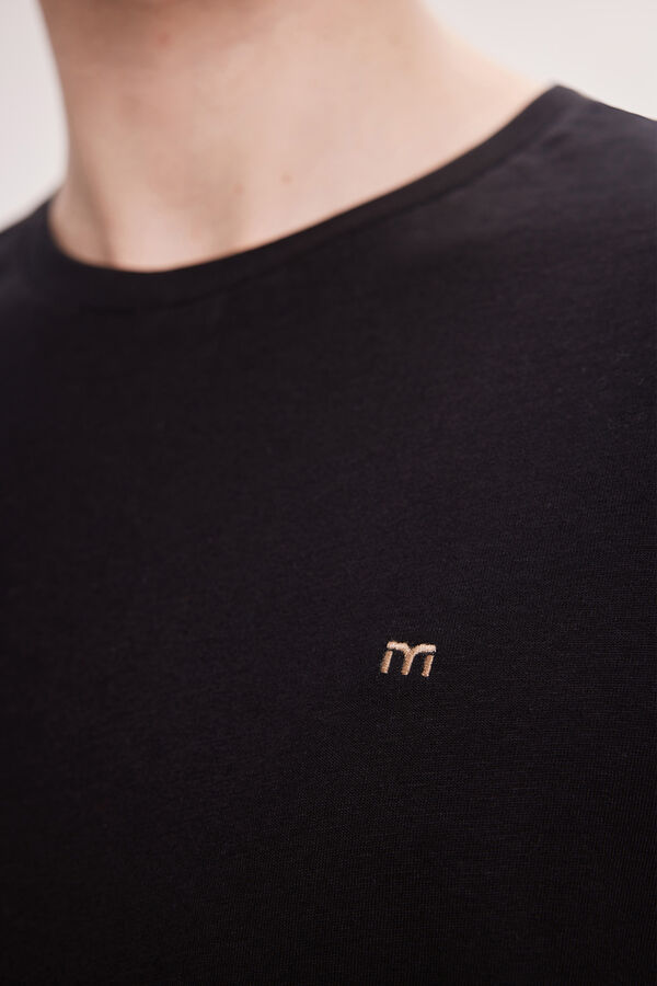 Milano Camiseta B&aacute;sica Negro