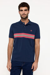 Fifty Outlet Polo piqué cortado y cosido Springfield Coral