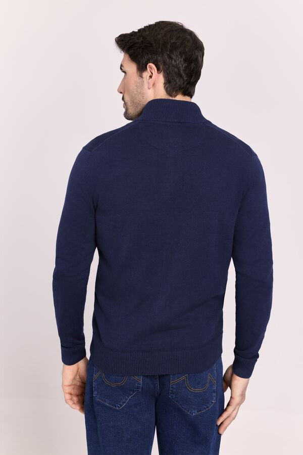 Milano C&aacute;rdigan cremallera Navy