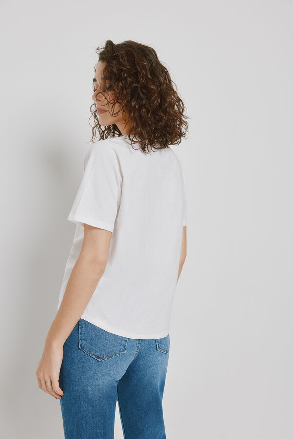 Milano T-shirt de manga curta Branco